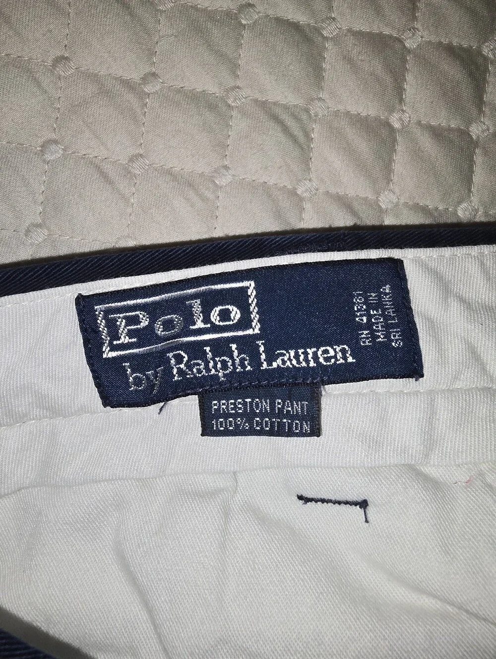 34W×34L - Polo by Ralph Lauren Navy Pants with Red Pony. (GREAT CONDITION)